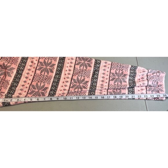 Kensie Pink Gray Cozy Soft Pull On Pajama Pants and Top Set Sz M - Picture 10 of 12